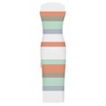 thumbnail image 5 of Summer Dresses for Women Trendy Sleeveless Boho Ribbed Drawstring Sundress Ruched Sexy High Slit Bodycon Maxi Dress, 5 of 5
