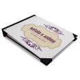 thumbnail image 2 of Darling Souvenir White Geometric Printed Hardbound Cover Guestbook For Wedding Guest Sign In Book Registry-7 x 9 Inches, 2 of 5