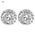 thumbnail image 1 of 2pcs Rhinestone Crystal Applique Sew On Faux Pearl Patch for Clothes Shoes Bag (#1), 1 of 8