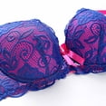 thumbnail image 2 of Bras for Women Push Up Womens Lace with Solid Color Sexy Double Breasted Push Up Bra Womens Push Up Bra Womens Bras Push Up Sexy Push Up Bras for Women Lace Push Up Bra, 2 of 7