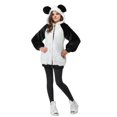 thumbnail image 1 of Girls Panda Hooded Jacket Costume, 1 of 2