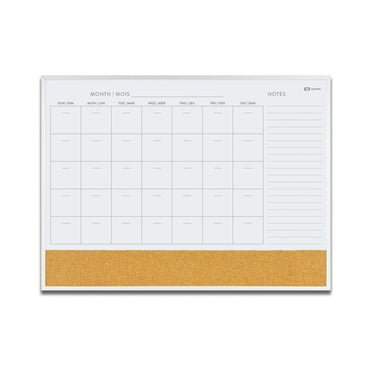 Tableau Calendrier Combo Quartet 17 x 23 Aluminium