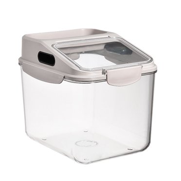 Récipient à Riz Scellé pour Aliments, Grains, Farine, Céréales, Bac de Rangement, Seau