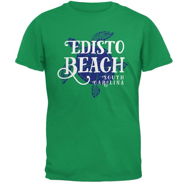 Summer Sun Sea Turtle Edisto Beach Mens T Shirt