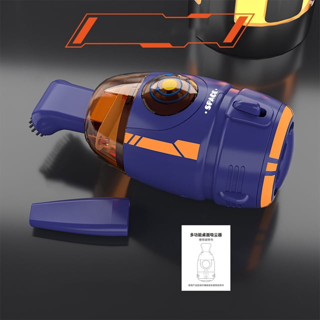 EGNMCR Cordless Vacuums Hand Held Vacuums Cordless Desktop Vacuum Cleaner Electric USB Charging Night Light Handheld Desktop Cleaner Rubber Mini Keyboard Desktop vacuum