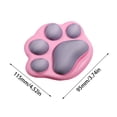 thumbnail image 4 of Small Cats Paw Mouse Pad With Wrist Support Cushion Soft Silicon WristRest Mousepad Ergonomic Computer Mouse Pads, 4 of 5