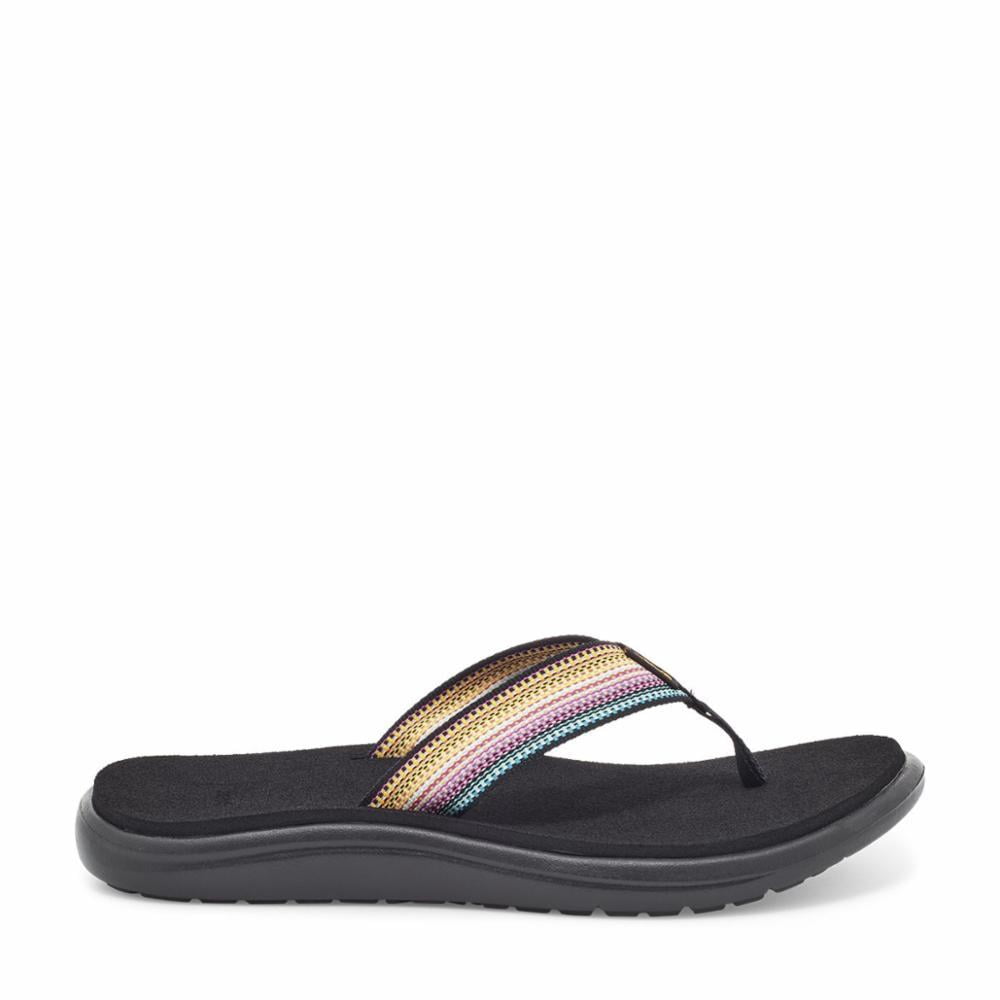 Teva Sandale MULTI pour Femmes VOYA FLIP ANTIGUOUS Noire