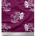 thumbnail image 1 of Soimoi Poly Georgette Fabric Leaves & Floral Artistic Decor Fabric Printed Yard 42 Inch Wide, 1 of 5