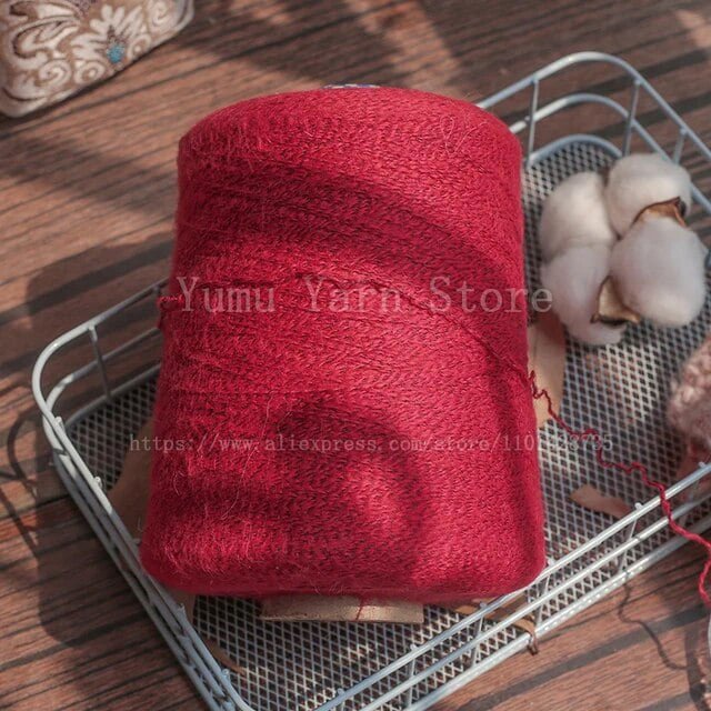 500G/PCS Super Soft Long Fluffy Hand Kninting Wool&Acrylic Mohair Yarns High Quality Threads For Crocheting DIY Scarf Sweater