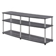 thumbnail image 1 of Convenience Concepts Designs2Go 3 Tier 60" TV Stand, Weathered Gray, 1 of 5
