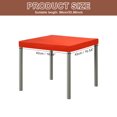 thumbnail image 2 of 2Pack Picnic Table Cloth, 34"x34" Square Elastic Fitted Tablecloths, Orange, 2 of 6