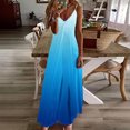thumbnail image 1 of Ovzne Robes Grande Taille pour Femmes Rondes Robe d'Été Robes pour Femmes Imprimé Sans Manches Col Rond Robe Décontractée Robes de Vacances Imprimé Liquidation, 1 of 5