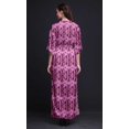 thumbnail image 3 of Bimba Rayon Abstract Tie-Dye Printed Womens Long MaxiDressGown With Side Slit-XSmall, 3 of 6