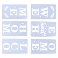 thumbnail image 3 of 6pcs Welcome Home Painting Stencils Drawing Templates for Wood Doors Porch, 3 of 9