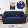thumbnail image 1 of Stretch Sofa Slipcover Sofa Cover Furniture Protector Couch Soft with Elastic Bottom With Jacquard Fabric Small Checks Couch Covers, 1 of 7