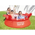 thumbnail image 5 of Intex 26100EH Happy Crab Easy Ensemble Piscine pour Enfants Ronde Gonflable avec Anneau 6 Pieds x 20 Po, 5 of 5