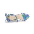 thumbnail image 4 of BLISSFUL STEP Sandales à Talons Aiguilles à Lacets Teinture sur Nœuds pour Femmes, 4 of 8
