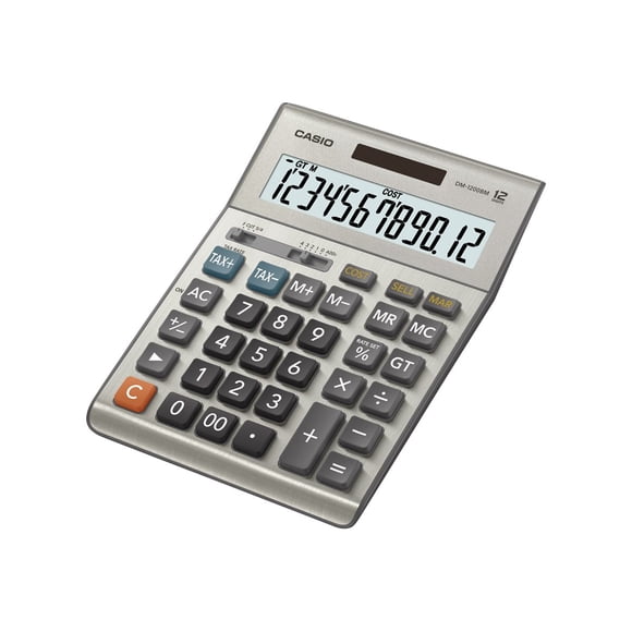 CASIO-COMPUTER DM-1200BM 12-DIGIT SOLAR PLUS DESKTOP