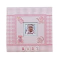thumbnail image 2 of 6-inch 200 Pockets Baby Growth Traveling Party Photo Letters Greeting Card Protector Collective Book Photos Letters Greeting Card Storage Album Organizer Pink, 2 of 7