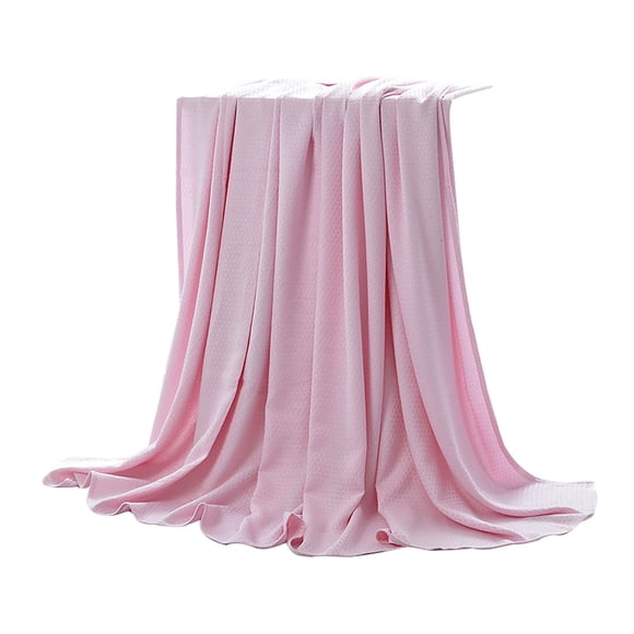 Fiber Blanket Ice Silk Summer Quilt for Babies and Children Air Conditioning Cover Ideal Hot Weather Sleeping