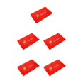 thumbnail image 3 of Baohd Durable And Long-lasting Entrance Mats Non- for Slip For All Seasons For Indoor And Outdoor Polyester Non-Slide Door Mat bird bright red base 5Set, 3 of 6