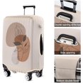 thumbnail image 5 of Travel Luggage Cover Suitcase Protector Fits 18-32 Inch Luggage Wheel Covers Patterned Travel Related Items Flower Luggage Protector Elastic Luggage Anti-scratch Suitcase Cover L, 5 of 5
