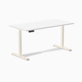 thumbnail image 1 of Desky Bureau de Jeu Assis-Debout Simple - Blanc / 59,1 x 29,5 Pouces / Blé, 1 of 10