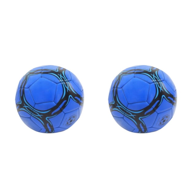 Thinsony Portable Official Soccer Ball - Wide Application Range For Games Widely Used PVC Ball Official Newest Soccer Football thickened blue type 4 2Set