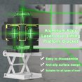 thumbnail image 2 of Aluminum Alloy Level Lifting Platform Bracket Leveling Machine Lift Stand 62Mm Height Adjustable, 2 of 5