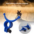thumbnail image 2 of Fishing Rod Holder Anti-skid Opening Design Stable Anti-drop Support Fishing Rod Plastic Fishing Rod Rack Stand Outdoor Fishing, 2 of 7