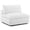 White, variant on Modway Commix Down Filled Overstuffed Corner Chair, Black