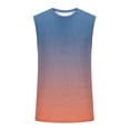 thumbnail image 4 of NTACZA Athletic Men's Tank Tops Sleeveless Basic Shirt Sports Gradient Crew Neck Men Shirts L, 4 of 5
