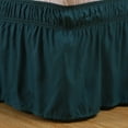 thumbnail image 2 of EIGTHTAIL Ruffled Grey King Size Bed Skirt  Dust Ruffle for King Bed with 15” Drop  Soft and Solid Microfiber  Classic Style  California King  Silver Gray Bedskirts, 2 of 6