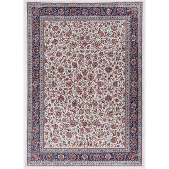 Emerald Barton Cream & Rust 3'3" x 5' Accent Rug