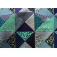 thumbnail image 5 of oneOone Cotton Silk Light Blue Fabric Quilt Patchwork Craft Projects Decor Fabric Printed By The Yard 42 Inch Wide, 5 of 5