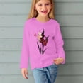thumbnail image 5 of RXIRUCGD Chemises à Manches Longues pour Filles, Col Rond Mignon, Blouses Décontractées Élégantes (Rose, Taille : 4-5 Ans), 5 of 5