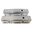 thumbnail image 3 of RPC Racing Power Company R6181 Couvercle de Valve pour Utilisation avec Moteurs Chevy à Petit Bloc de 1958-1987; Hauteur 3-11/16 Pouces; 4 Trous de Boulons; avec Trou de Remplissage d'Huile; avec Baffles; Entièrement Ailé; Aluminium; Ensemble de 2, 3 of 4