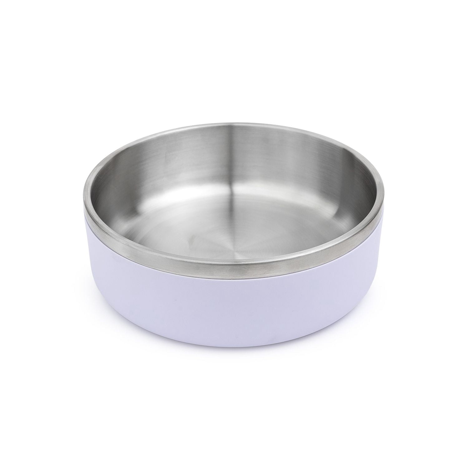 One Paw , Petit Bol Double pour Chien en Acier Inoxydable, 1.3L (44 oz), pour Chiens et Chats