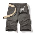 thumbnail image 1 of Lenago Plus Size Cargo Pants Men Casual Solid Zipper Button Pockets Cropped Cargo Shorts Slim-Fit Stretch Cargo Pants on Clearance, 1 of 3