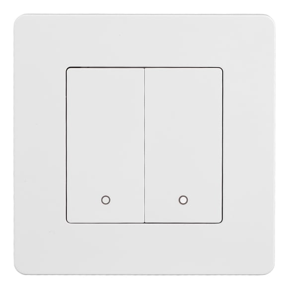 Smart Light Switch For Zigbee 2 Gang Timing Dimming Reverse Dual Control Panel AC100-240V