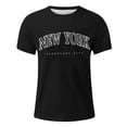 thumbnail image 3 of BOBOGOJP T-Shirts en Coton Surdimensionnés pour Hommes à Manches Courtes, Col Ras du Cou (Noir,m), 3 of 4