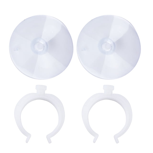 Fish Airline Tubing Suction Cup, Easy To Install Wildly Use Heavy Duty Reusable Aquarium Airline Suction Cup With Clips For Fish For Aquarium