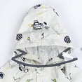 thumbnail image 4 of PMVFHDE Habit de Pluie Enfants Imperméable Imperméable pour Enfants, Imperméable, Manteau Imperméable pour Filles, à Capuche Imperméable, Intégré Imperméable, Imperméable d'Extérieur Réutilisable Blanc, 4-5 Ans, 4 of 6
