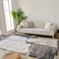 thumbnail image 1 of Rug Branch Nomad Abstract Indoor Area Rug, Black Beige, Modern - Living Room, Bedroom, Dining Room, and Kitchen, 1 of 9