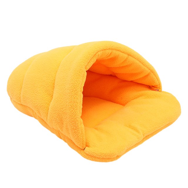 Maytalsory Lit Universel pour Animaux de Compagnie Adapté à Toutes les Races Doux et Confortable Large Application Orange XS, 1Set