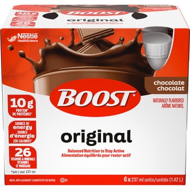 BOOST Substitut de Repas Liquide Original Chocolat