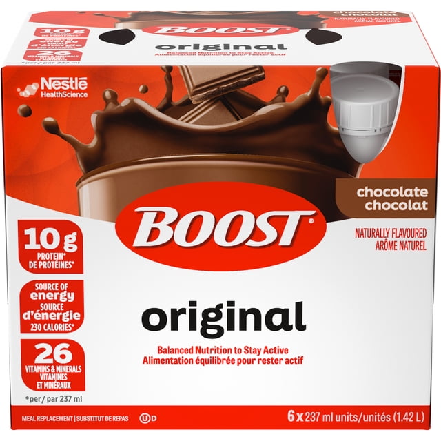 BOOST Substitut de Repas Liquide Original Chocolat