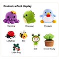 thumbnail image 2 of YOPTOP Crochet Kit for Beginners Crochet Animals Kit for Adult Knitting Starter Kit for Kids Crochet Starter Kit for Beginners,b, 2 of 6