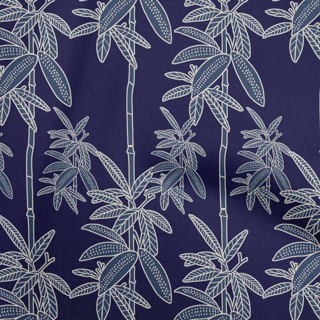 oneOone Georgette Viscose Blue Fabric Tropical Palm Tree Fabric For Sewing Printed Craft Fabric By The Yard 42 Inch Wide