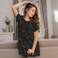 thumbnail image 3 of Easygdp Manette de Jeu pour Femmes Chemise de Nuit Manches Courtes Décontractée Imprimée, 3 of 6
